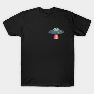 Lesbian Pride Alien (Orange Flag) T-Shirt